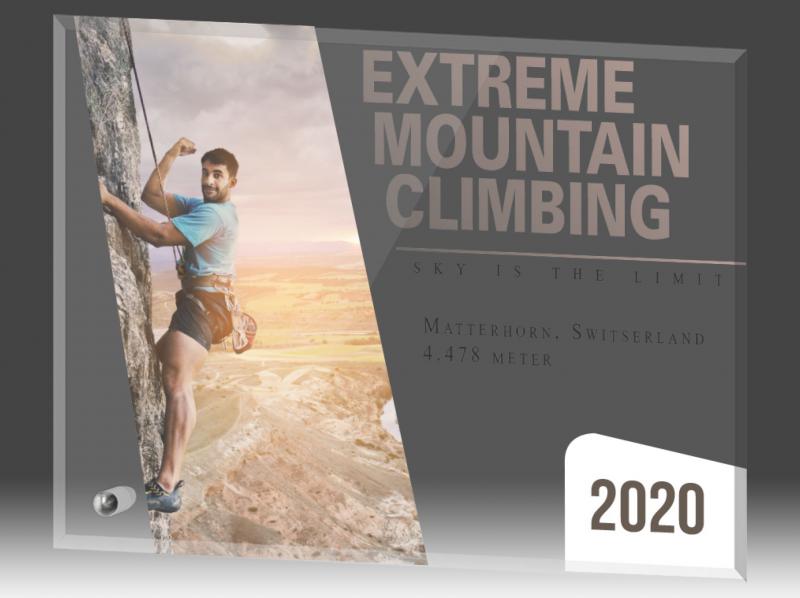 B347 glazen standaard