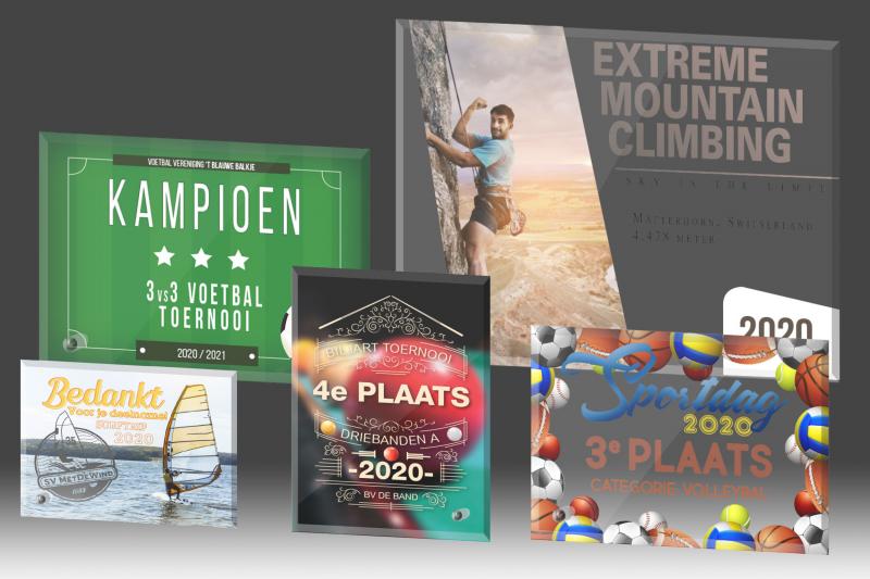 B347 glazen standaard