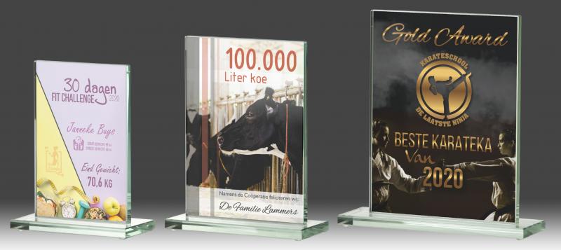 B351 glazen standaard